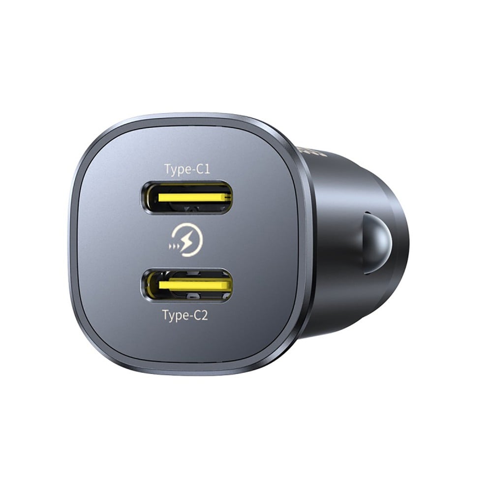 BASEUS 12V 30W, 2xUSB-C, GoTrip DP1 cosmic black – C00072300123-01