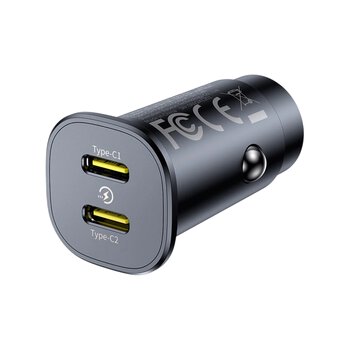 BASEUS 12V 30W, 2xUSB-C, GoTrip DP1 cosmic black – C00072300123-01 - Image 3