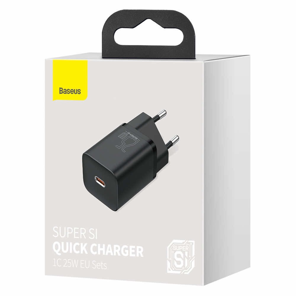 BASEUS 220V 20W, 1*USB-C, Super Si (black) – CCSUP-B01 - Image 12