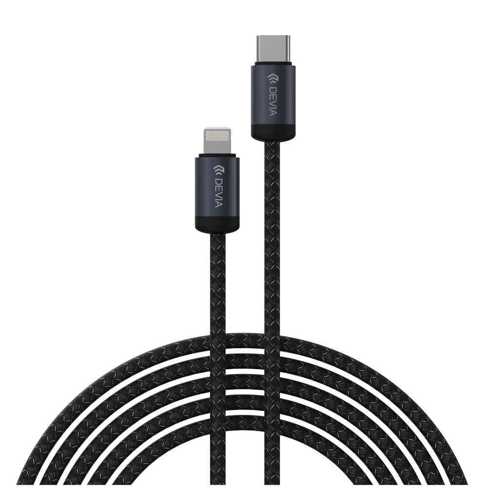 Devia cable Gracious EC645 PD USB-C – Lightning 1,0m 27W 3A black