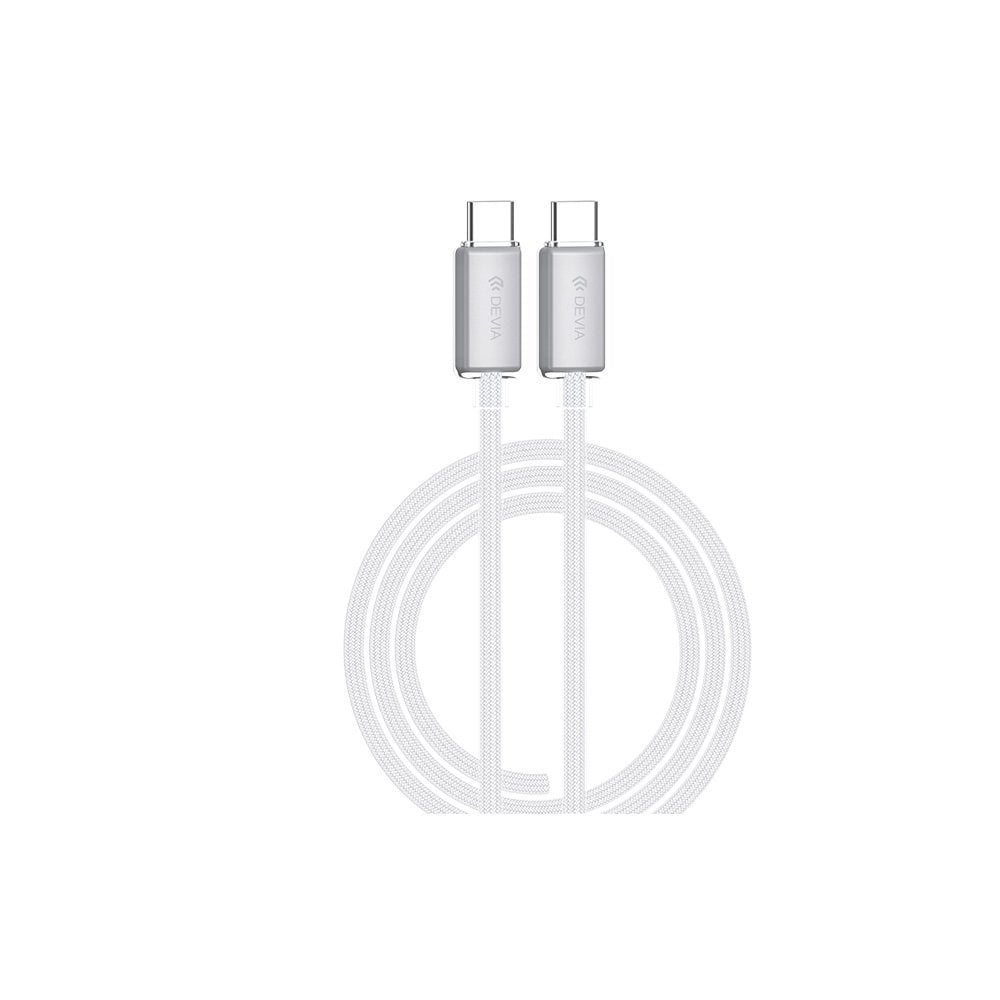 Devia καλώδιο Extreme EC688 PD USB-C – USB-C 1,5m 60W 3A λευκό