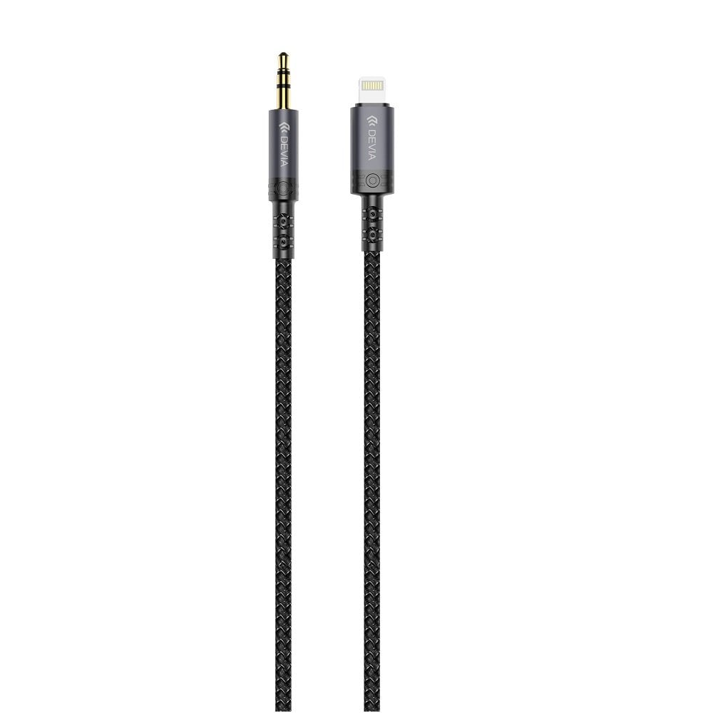 Devia καλώδιο ήχου Ipure EC619 Lightning – jack 3,5 mm 1,0 m μαύρο