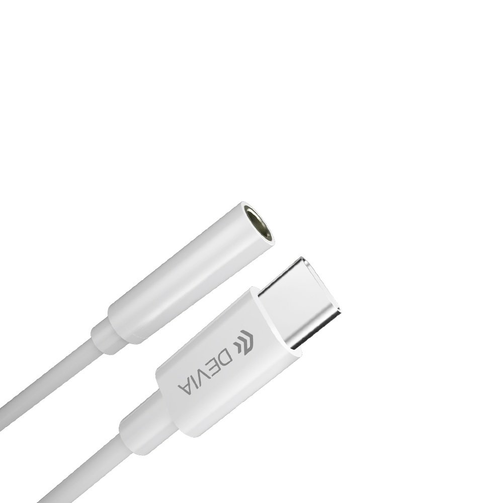 Devia adapter EC608 USB-C – jack 3,5mm λευκό - Image 3