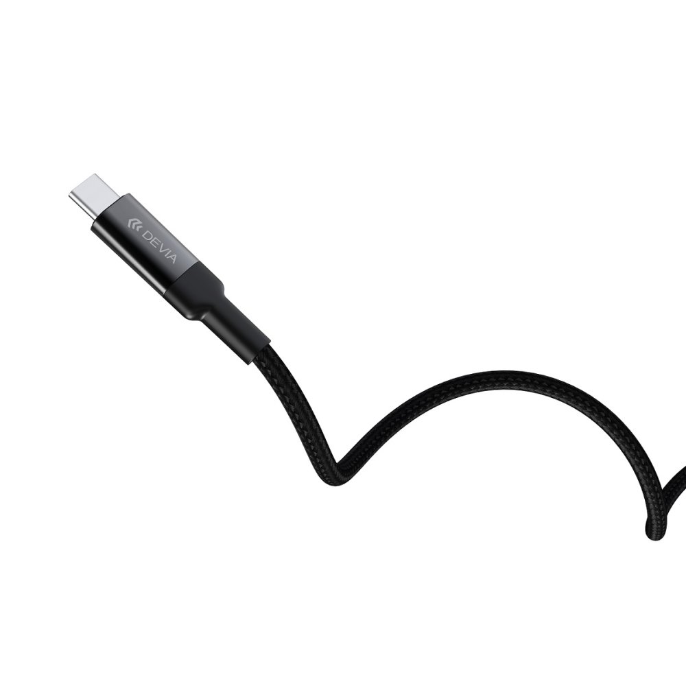 Devia καλώδιο EC309 Extreme PD USB-C – USB-C 1,5m 100W μαύρο - Image 3
