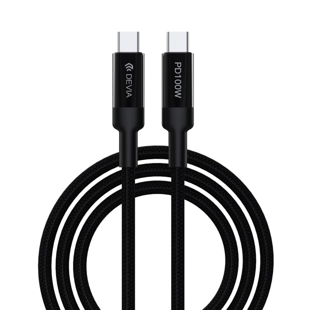 Devia καλώδιο EC309 Extreme PD USB-C – USB-C 1,5m 100W μαύρο