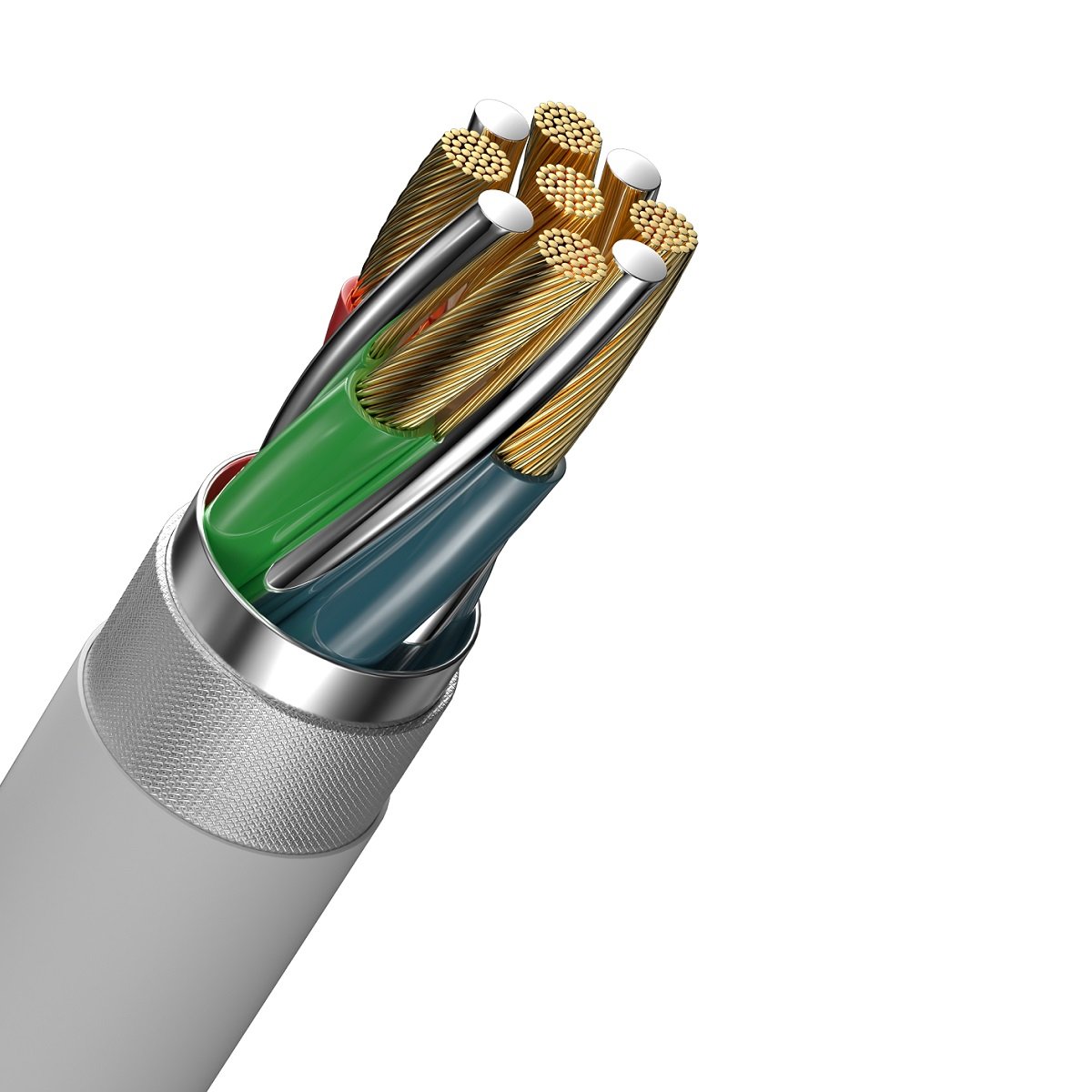 Devia καλώδιο Kintone EC151 USB-C – USB-C 1m 3A 60W λευκό - Image 4