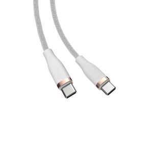 Devia καλώδιο Star EC320 PD USB-C – USB-C 1,5m 60W 3A λευκό