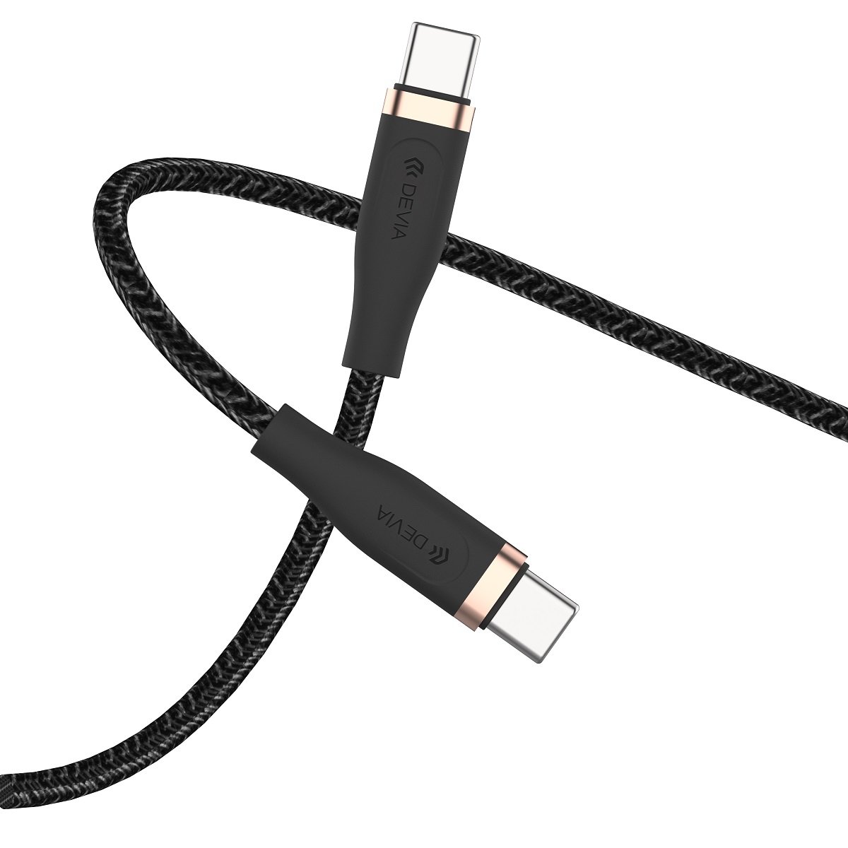 Devia καλώδιο Star EC320 PD USB-C – USB-C 1,5m 60W 3A μαύρο - Image 4