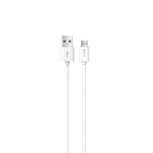 Devia καλώδιο Smart EC081 USB-A – MicroUSB 1m 2,1A λευκό