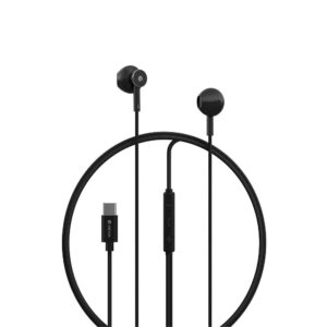 Devia ενσύρματα ακουστικά Smart M2 Digital Metal USB-C μαύρα