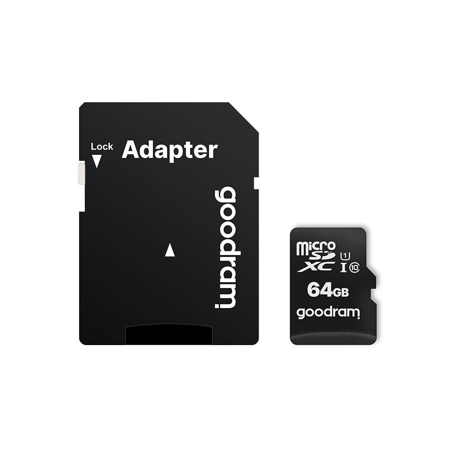 GOODRAM Memory MicroSD Κάρτα – 64GB με αντάπτορα UHS I CLASS 10 100MB/s - Image 2