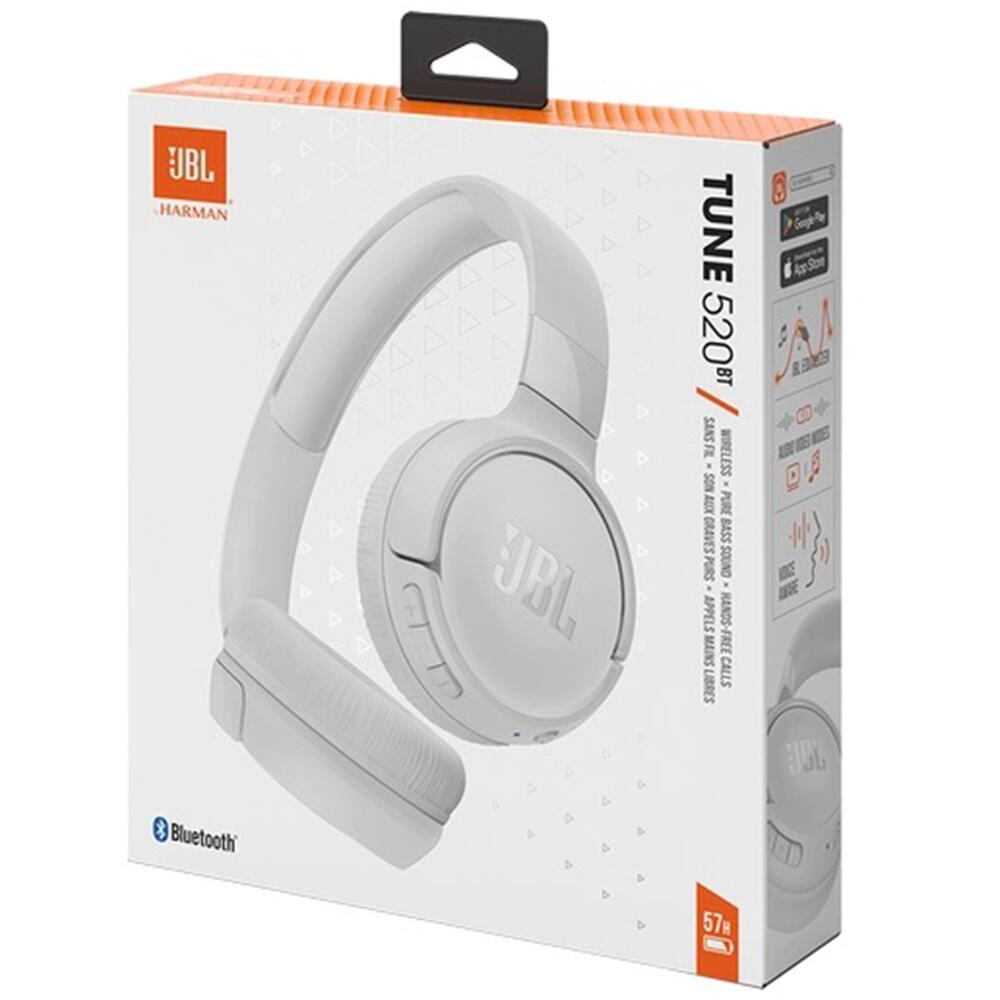 JBL Tune 520BT Bluetooth Ακουστικά Κεφαλής Λευκά - Image 2