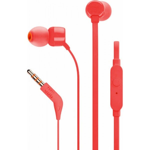 JBL T160 In-Ear Headset 3,5mm Κόκκινο