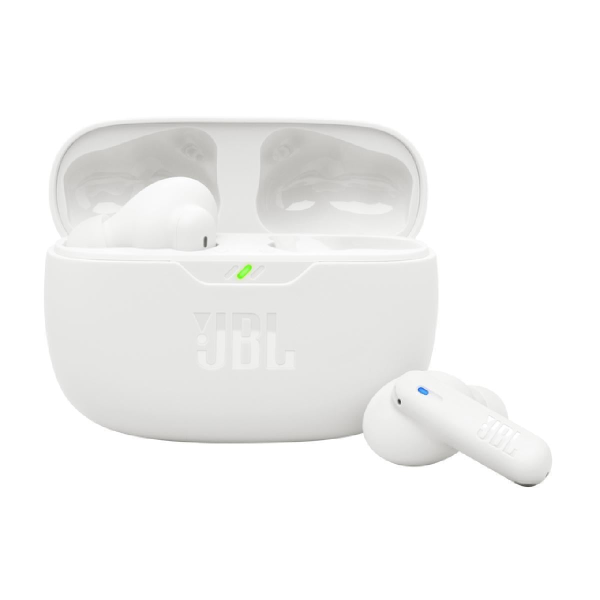 JBL Wave Beam TWS Ακουστικά Bluetooth Λευκά