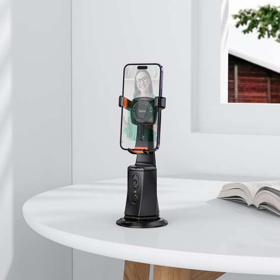Gimbal Hoco K26 Face Tracking 360, Μαύρο - Image 9