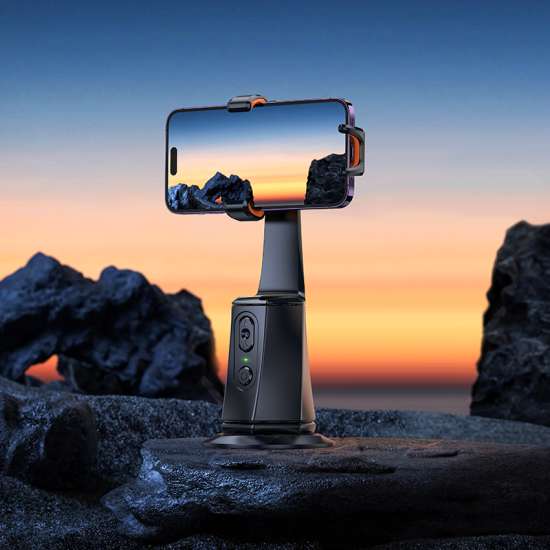 Gimbal Hoco K26 Face Tracking 360, Μαύρο - Image 10