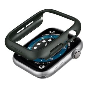 Spigen Thin Fit Πλαστική Θήκη για Apple Watch 4 / 5 / 6 / SE 44mm Μαύρη