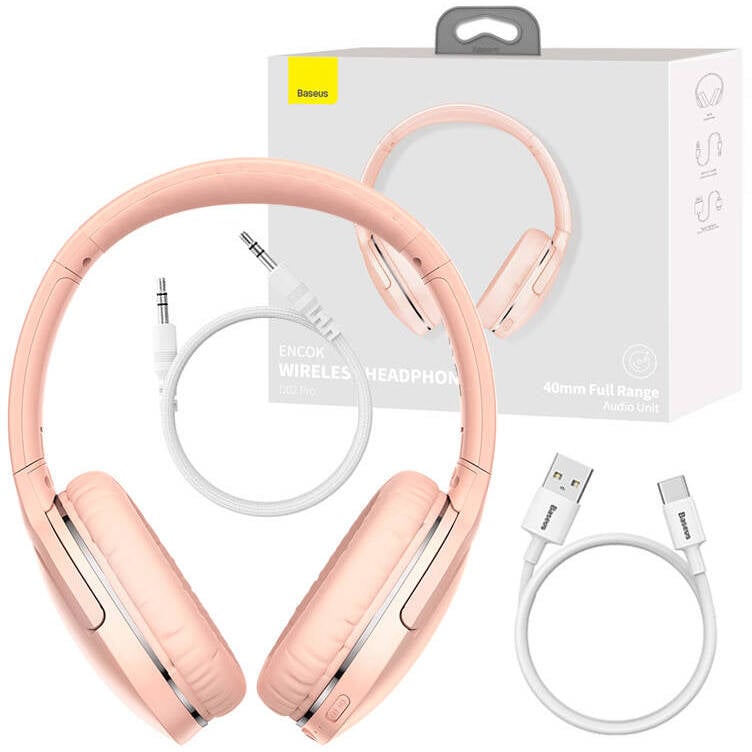 BASEUS Bluetooth HF Encok D02 Pro (ροζ) – NGTD010304 - Image 2