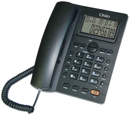 Osio OSW-4710B Μαύρο Ενσύρματο Τηλέφωνο με Οθόνη - Image 3