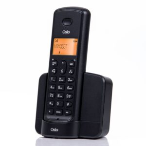 Osio OSD-8910B Μαύρο (Ελληνικό Μενού) Ασύρματο Τηλέφωνο με Ανοιχτή Ακρόαση και 50 Μνήμες Τηλεφωνικού Καταλόγου
