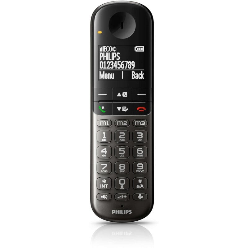 Philips XL4901DS/GRS (Ελληνικό Μενού) Ασύρματο Τηλέφωνο με Φωτιζόμενη Οθόνη και Φραγή Κλήσεων - Image 2