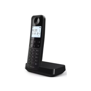 Philips D2701B/GRS Μαύρο Ασύρματο Τηλέφωνο με Ανοιχτή Ακρόαση και Φραγή Κλήσεων