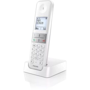 Philips D4701W/GRS Λευκό Ασύρματο Τηλέφωνο με Ανοιχτή Ακρόαση