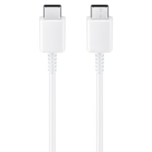 Samsung EP-DA705BWE USB-C/USB-C Καλώδιο Δεδομένων 3A 1μ Λευκό (Bulk)