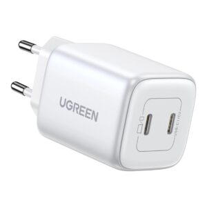 UGREEN 220V 45W, 2*USB-C, Nexode GaN (λευκό) – CD294 / 15327