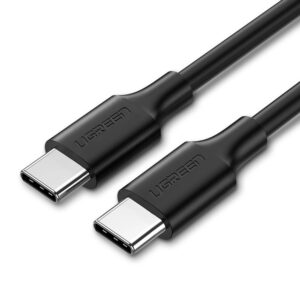 UGREEN Καλώδιο USB-C σε USB-C 1,5m 3A Nickel plating μαύρο – US286 / 50998