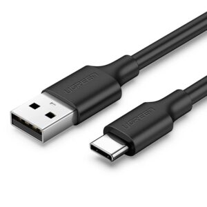 UGREEN Cable USB-A to USB-C, 0.5m, 3A, Nickel plating black – US287 / 60115
