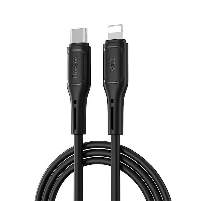 XO 220V 30W, USB-C + καλώδιο USB-C σε Lightning, L155 μαύρος - Image 4