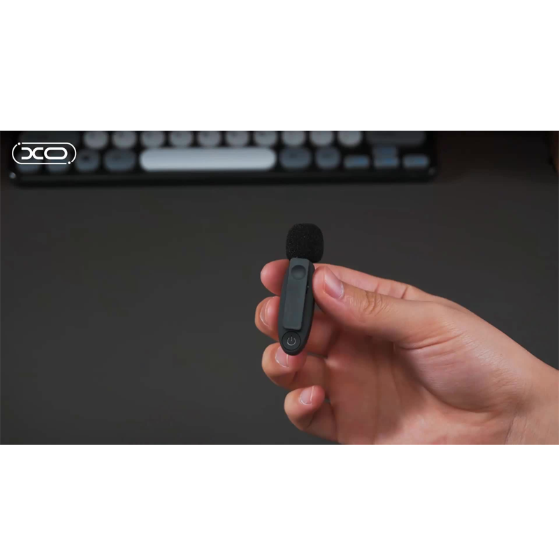 XO Microphone, Lightning, AI Noise-reduction, Wireless MKF08B Μαύρο - Image 3