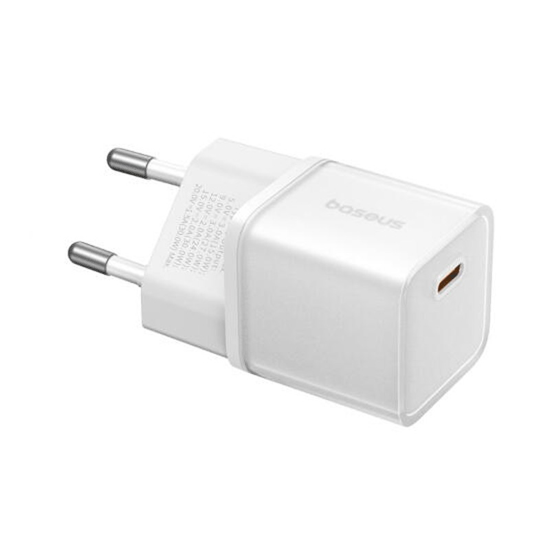 BASEUS 220V 30W, USB-C, GaN5s white – P10162504213-00 - Image 4