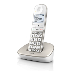 Philips XL4901S/GRS Ασύρματο Τηλέφωνο με Ελληνικό Μενού και Φωτιζόμενη Οθόνη