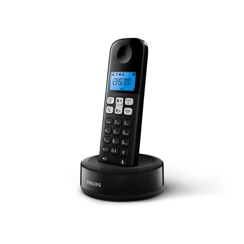 Philips D1611B/GRS Μαύρο (Ελληνικό Μενού) Ασύρματο Τηλέφωνο με Ανοιχτή Ακρόαση - Image 4