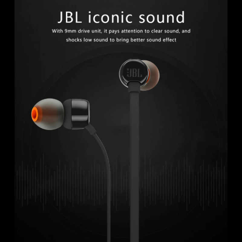 JBL T110 In-Ear Headset 3,5mm Λευκό - Image 3