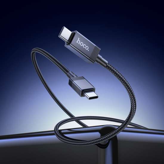 Καλώδιο USB-C σε USB-C Hoco 3A 60W με οθόνη 1m X118 μαύρο - Image 9