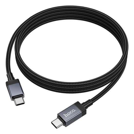 Καλώδιο USB-C σε USB-C Hoco 3A 60W με οθόνη 1m X118 μαύρο - Image 3