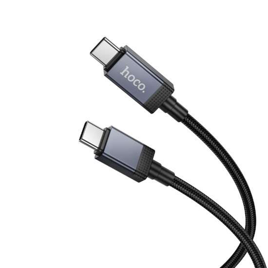 Καλώδιο USB-C σε USB-C Hoco 3A 60W με οθόνη 1m X118 μαύρο - Image 5