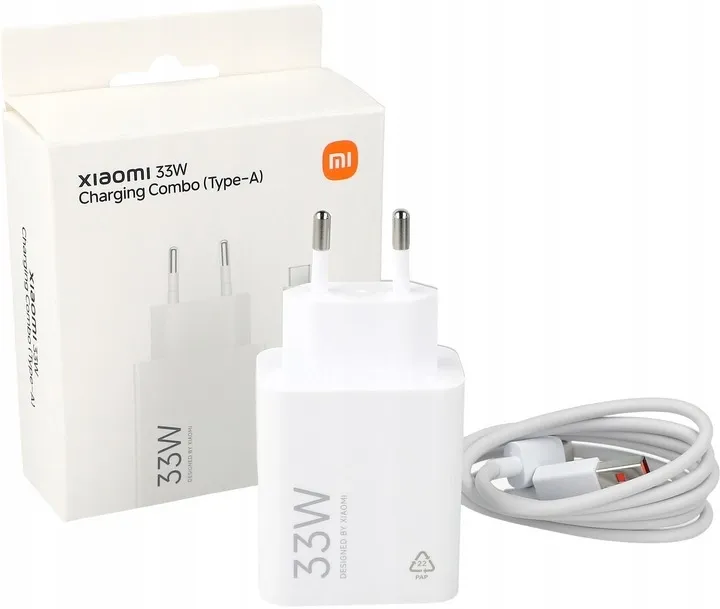 Xiaomi Φορτιστής 33W Charging Combo Type-A με Καλώδιο White EU (BHR9956EU) - Image 6