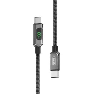 XO Cable Type-C – Type-C, 1m, 60W, NB-Q203B black