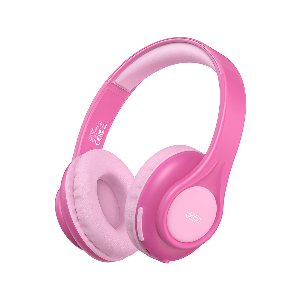 XO HF Bluetooth Overear, Cartoon Kids, pink – BE54