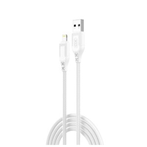 XO Cable USB-A – Lightning, 1m, 2.4A, white – NB235
