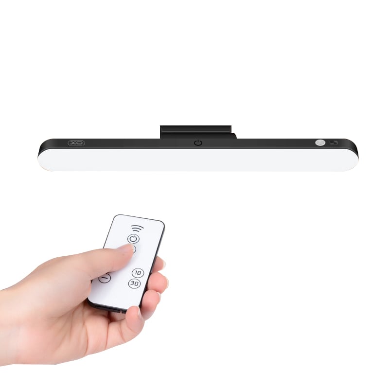 XO LED μαγνητική λάμπα YH08B 1200mAh μαύρη με τηλεχειριστήριο
