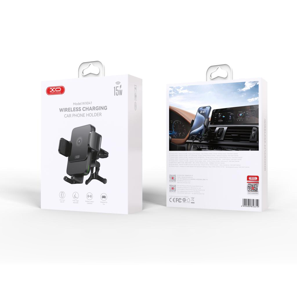 XO Holder 15W Wireless for mounting black – WX041 - Image 2