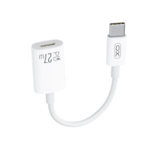 Adapter από Type-C σε Lightning 27W, XO NB-R268A λευκό