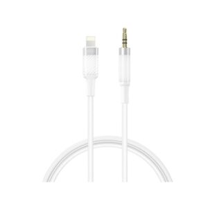 XO Audio adapter Lightning - AUX, 1m, NB-R279A white
