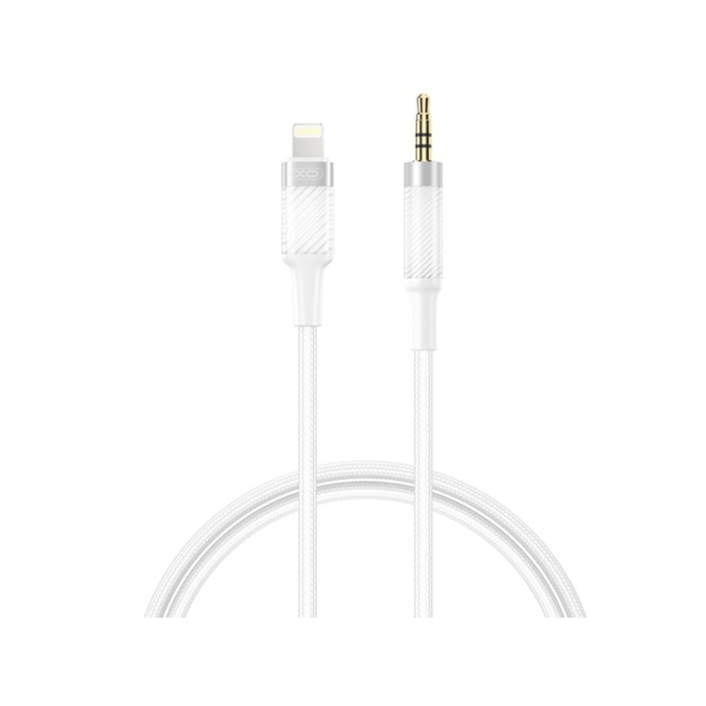 XO Audio adapter Lightning - AUX, 1m, NB-R279A white