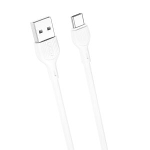 XO Καλώδιο USB-A – Type-C, 1m, 2A, NB200 λευκό